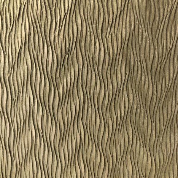 Elastane Stripe Textured Yarn Dyed Polyester Pleated Fabric 250gsm