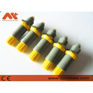 (G51MC7-P08LFD0-0040) 1P pull push 8 pin plastic socket, Grey Shell,Yellow,dual