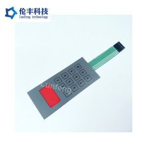 Cheap Driver Voltage 3.3V Flat Membrane Switch Including ZIF Connector or Female Connector Operating Between Minus 20 and Plus 80 Degrees for sale