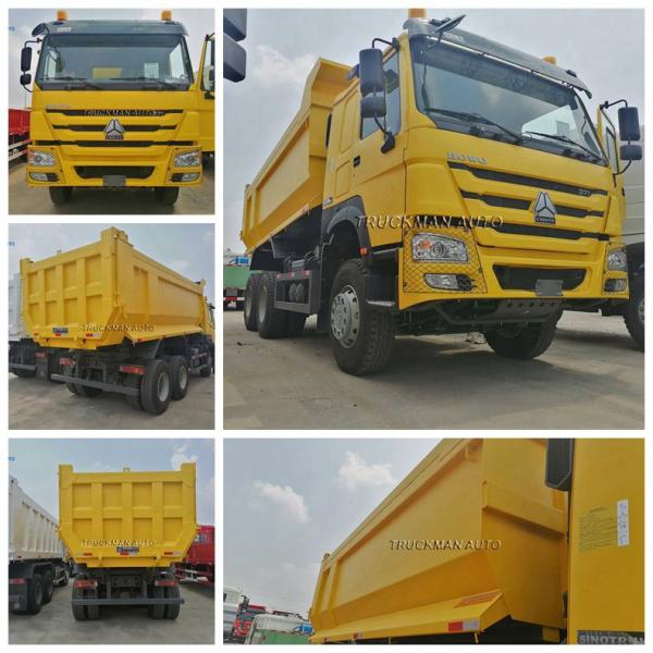 371HP SINOTRUCK HOWO Heavy Duty Dump Truck U Shape Cargo Box