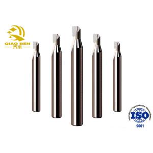 2 Flutes Polycrystalline Diamond Cutting Tools PCD Corner Radius For Acrylic
