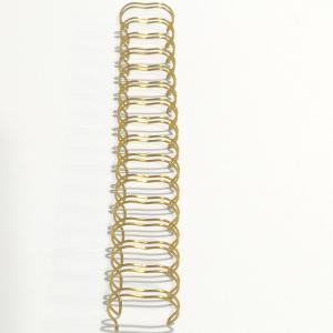 5/16 Inch Silver Aluminium Twin Loop Binding Wire Filaments Spiral With Nylon