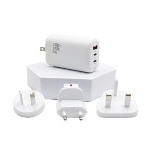 65W 3 Port Fast Charging Wall Charger USB C Type C Charger Block For Tablets