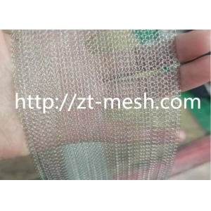 Anti-Corrosion Knitted Wire Mesh For Filtering Customized 40mm Width