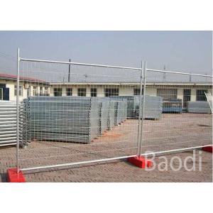 Flexible 60 X 150mm Temporary Mesh Fence Galvanized Carbon Iron For Parking Lots