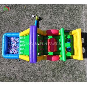 Inflatable Bouncer Combo Obstacle Course Bounce Castle House With Slides Ball