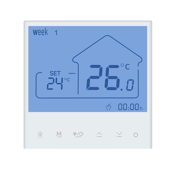 110V-240V Touch Wifi Thermostat Tuya 10A Hvac Temperature Controller Room