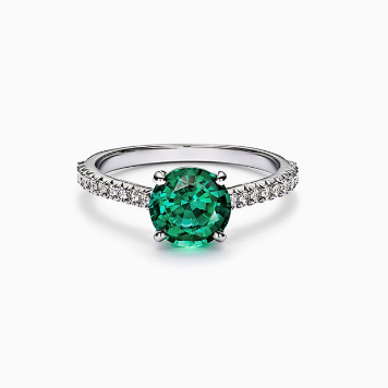 Moissanite Rough Gemstone Emerald Forest Green High Hardness Single Srystal Silicon Carbide For Jewry