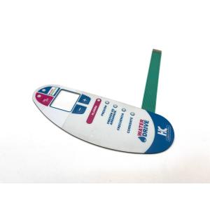 Pocket Layered Graphic LCD Printing Led Button Switch For Medical Enclosure