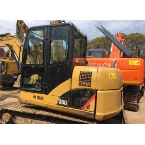 Cat 306D Used Crawler Excavator , 6 Ton Road Construction Machinery