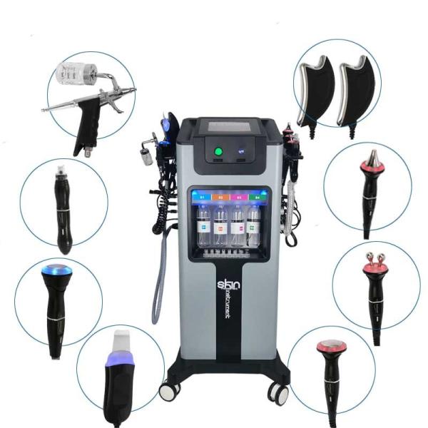 Quality Facial Diamond Peel H2O2 Bubble Machine 500W 8 In 1 Dermabrasion wholesale