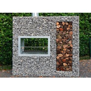 Welded Retaining Wall Gabion Baskets Customized Size Long Life Span