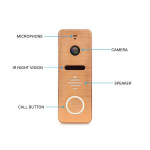 4 Wire 7inch Video Door Phone Intercom System Domofon with Motion Detection