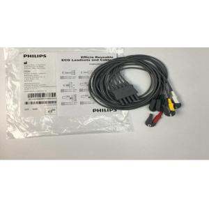 PHLIP Efficia Reusable 5 Lead ECG Cable IEC Limb For Adults