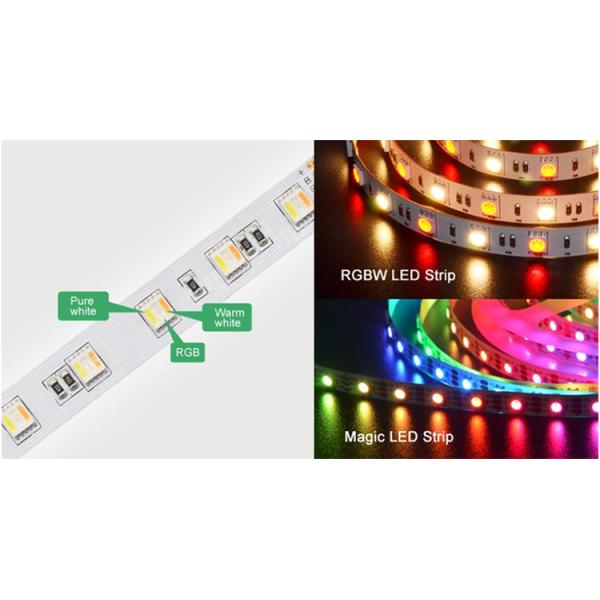 Holiday Light DC 24V 5050 LED Strip 12mm RGBCW RGBW RGBCCT 5 In 1 Waterproof 12V SMD