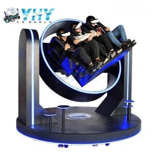 China Three Players Rotation Big Size Roller Coaster Virtual Reality Game Simulator Vr Amusement Park Equipment  on sale