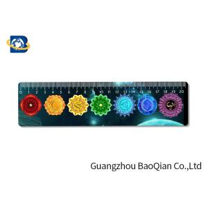 OEM PVC Plastic Rulers Printed , 3DCustom Lenticular Printing Measuring Straight