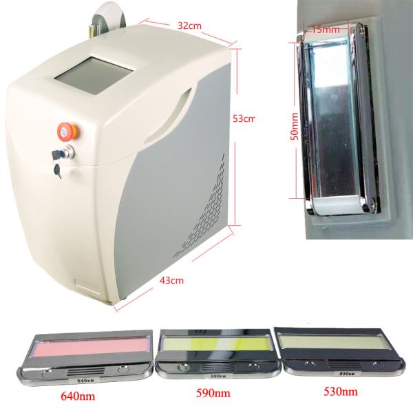 Skin Rejuvenation Fast OPT SHR IPL Hair Removal Machine 1000W 640nm