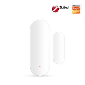 China Zigbee Tuya Smart Door And Window Sensor Through App Remote Control Support Voice Control Alexa Google Assistant on sale