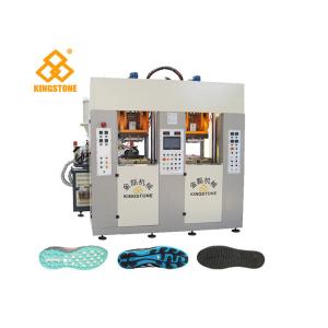 Cheap Two Stations Two Injectors TPU TR PVC TPR Sole Making Machines With Servo System/ 3.5*3.8*2.8m for sale