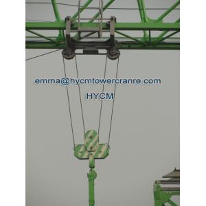 Topless QTP6016 10 ton 60m Work Lifting Jib Specifications Tower Crane