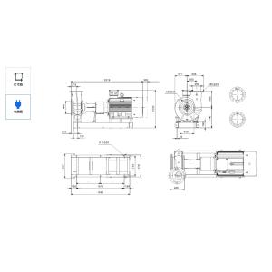 Grundfos Nk 350-350/416-382 Water Pump for Heating and Cooling