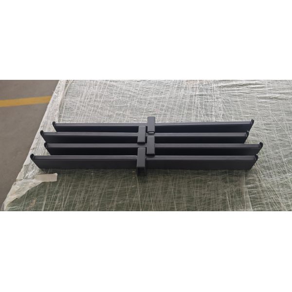 Quality AT-0303 9" RECTARAIL DOUBLE FACEOUT Shop Fitting Hooks Metal Rectangle Straight Arm Hooks wholesale