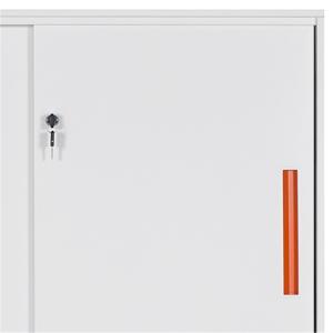 Narrow Edge Two Doors File Steel Cabinet Cyberlock Storage