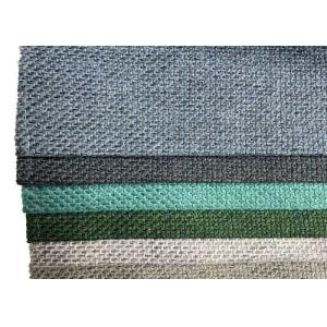 Anti Static Polyester Linen Look Fabric For Sofa 145CM Width