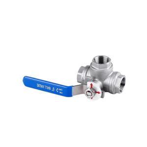 304/316 Stainless Steel T/L Type Screw Three Ball Valve Pn1.6MPa with at within US
