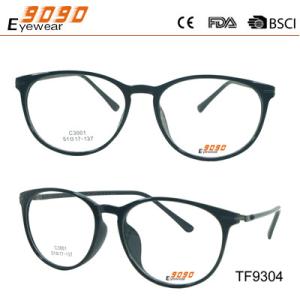Oval fashionable frame made of TR90 optical frames ,suitable for men and women