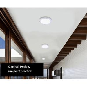 PIR Motion Sensor LED Ceiling Light 18W Surface Mounted