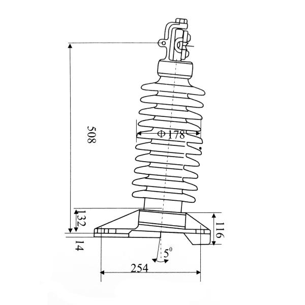 ODM Porcelain Post Insulator For Electric Power Transmission Distribution