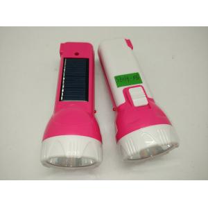 BN-4103S Small Size Solar Power LED Flashlight Torch Rechargeable Light