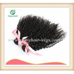 Peruvian 5A virgin remy hair weave ,natural color(can be dye) deep curly 10''-26