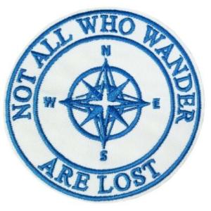 Cheap Craft Compass Embroidered Badge Patches Backpack Iron On Applique Sustainable for sale