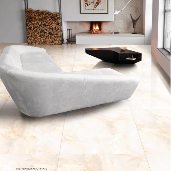 600*600mm Indoor Porcelain Tiles 4 Patterns And Scratch Resistance For Long