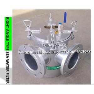 High quality BRS125 CB/T497-94 seawater filter-right angle seawater filter