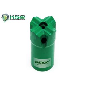 China High grade steel Tapered Cross Drill Bit 7 Degree 32mm with tapered drill rod for drilling holes on sale