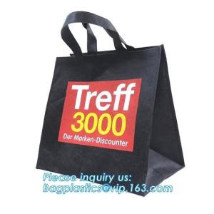 Promotional custom LOGO printed gift Laminated PP Non Woven Bag， Promotion china