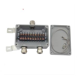 3 Ways IP65 Waterproof Aluminum Distribution Junction Box with Terminal Blocks