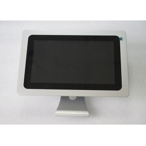 Cheap Panel Mount Embedded Touch Panel PC 10'' Industrial Fanless Linux With Desk Holder for sale