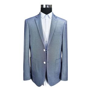 China Adults Mens Casual Blazer Jacket Grey Mix Breathable OEM ODM Service on sale
