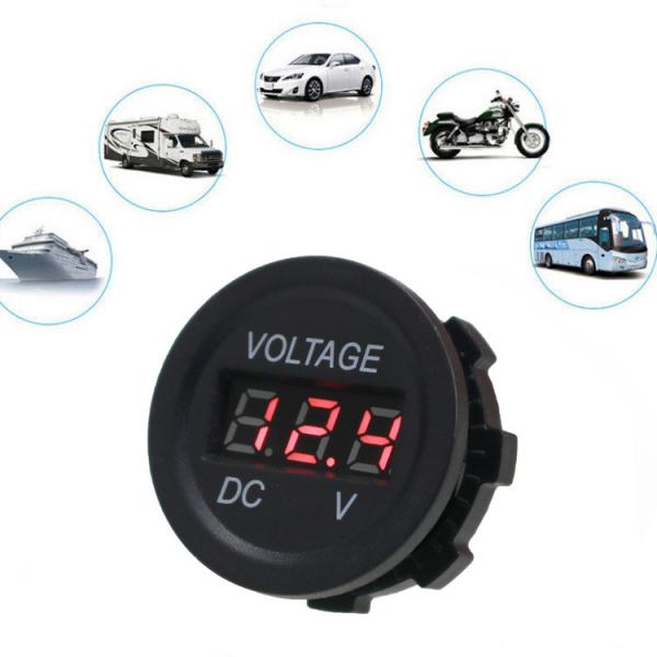 Quality Waterproof Led Panel Voltmeter , DC6-30V Mini Digital Voltmeter wholesale