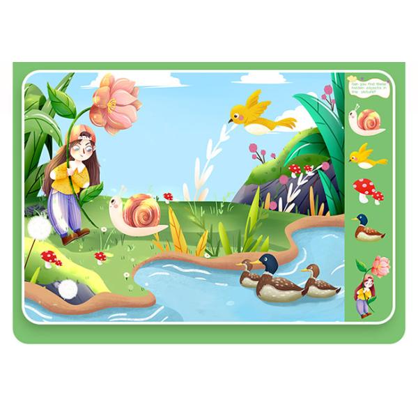 Matt Lamination Hide And Seek Picture Book I Spy Garden For Toddlers