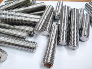 China Alloy C276 UNS N10276 Nickel Alloy Fasteners Hex Bolt Stud Bolt Cold Galvanized Surface on sale
