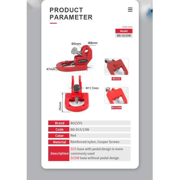 BOSHI Industrial Safety Polypropylene Metal Circuit Breaker Lockout Device