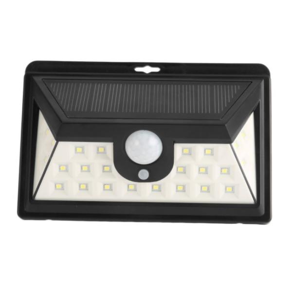 Polycrystalline Silicon 24 Leds Solar Sensor Wall Light 5.5V 0.5W High Efficiency