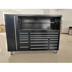 72 Inch Tool Cabinet with Work Bench and Wheels Functional Tool Storage Solution