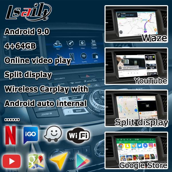 Infiniti M35 M45 Nissan Fuga HD multi finger touch screen upgrade carplay